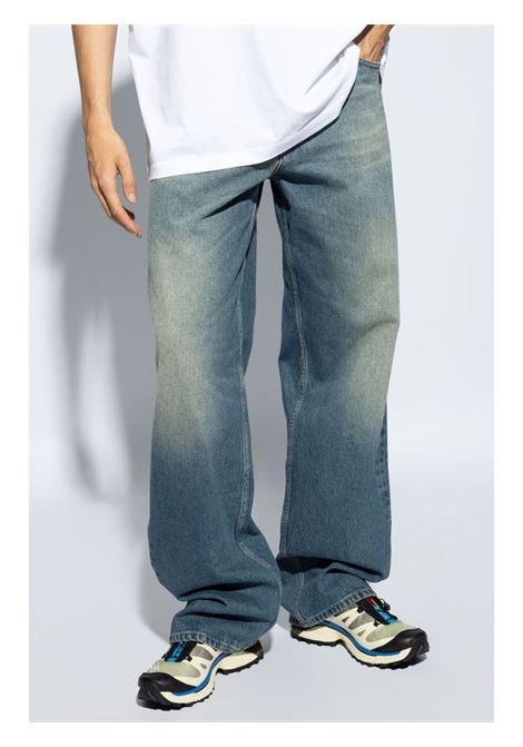 jeans dritti a vita alta uomo blu MM6 MAISON MARGIELA | SH0LA0010 S30589980